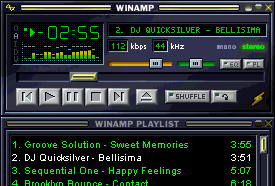 Winamp screenshot